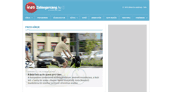 Desktop Screenshot of infozeg.hu