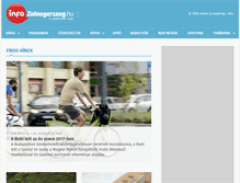 Tablet Screenshot of infozeg.hu